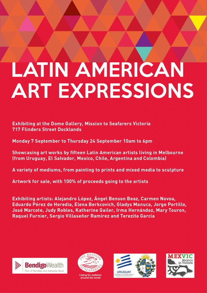 Final Flyer Latin American Art Expressions Low Resolution for Electronic Mediums