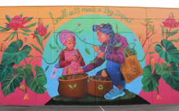 ‘Small Acts Make A Big Impact’ Mural – Sustainability Victoria Campaign