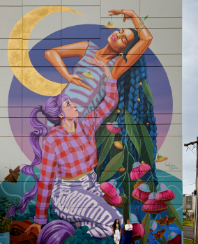 Katira x Lucy Lucy – Mural Collaboration