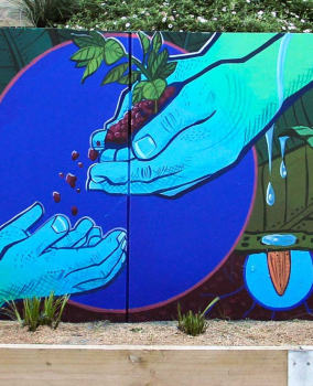 MUC Community Mural Project – wall 2